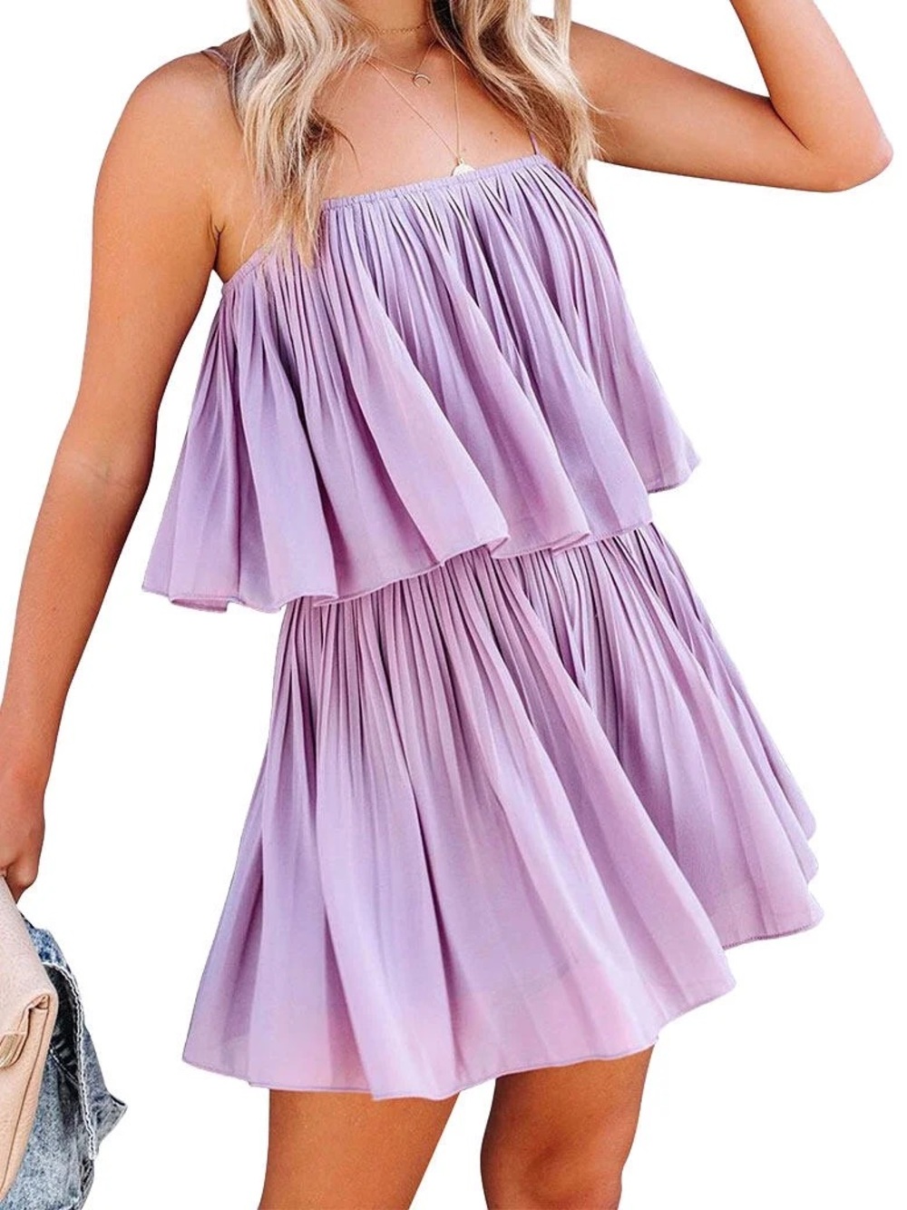 Women's Lavender Romper Jumpsuit